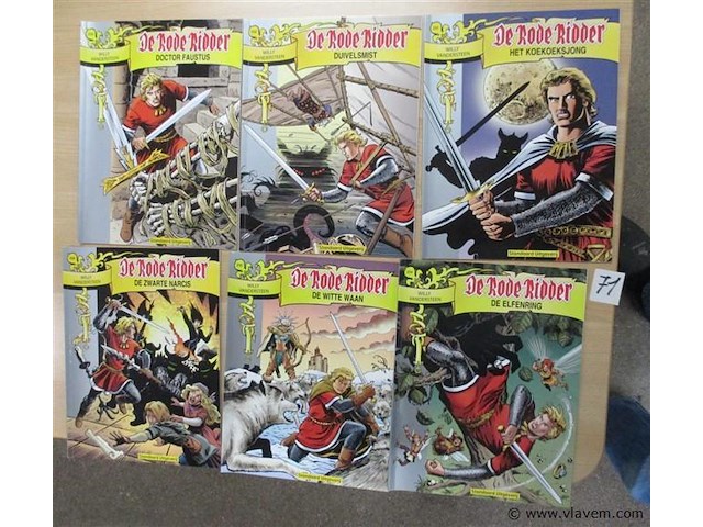 De rode ridder - afbeelding 1 van  2