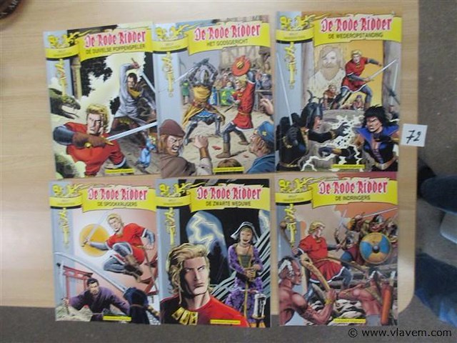 De rode ridder - afbeelding 1 van  2