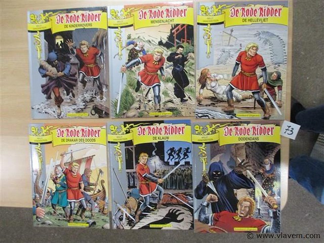 De rode ridder - afbeelding 1 van  2