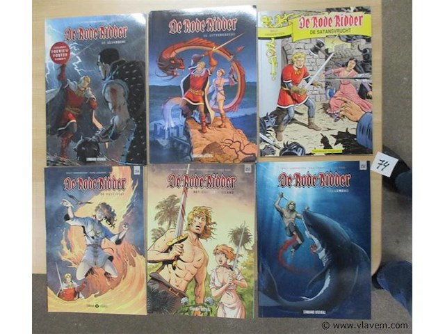 De rode ridder - afbeelding 1 van  3