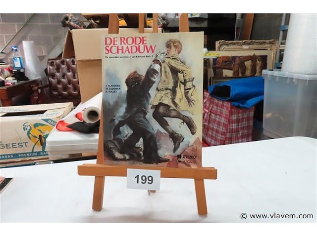 De rode schaduw - afbeelding 1 van  2