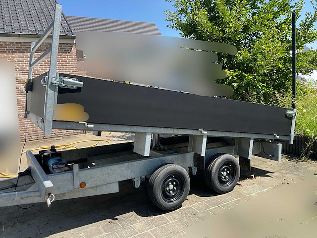 De ryck aanhangwagen hydraulische kipper electrisch 3500kg - ongebruikt - afbeelding 1 van  16