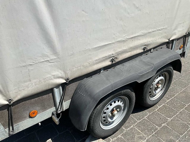 De ryck bak aanhangwagen met huifopbouw 750kg - afbeelding 2 van  15