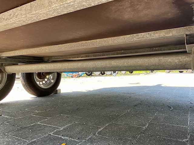De ryck bak aanhangwagen met huifopbouw 750kg - afbeelding 4 van  15