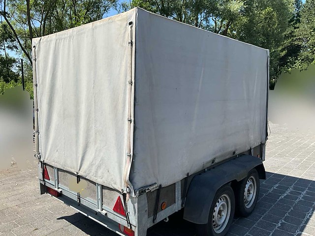 De ryck bak aanhangwagen met huifopbouw 750kg - afbeelding 11 van  15