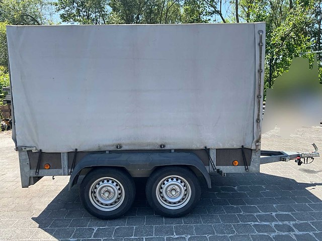 De ryck bak aanhangwagen met huifopbouw 750kg - afbeelding 12 van  15
