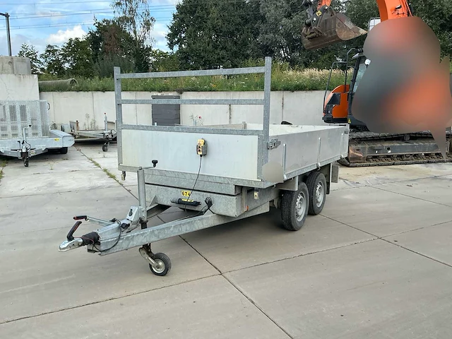 De ryck hydraulische kipper 2-assige aanhangwagen 2.700 kg - afbeelding 1 van  20