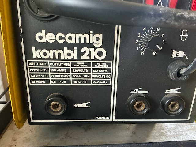 Decamig kombi 210 mig lasapparaat - afbeelding 4 van  4