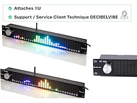 Decibelvibe tnz sge6 - audio grafische equalizer met rca-jack 3.5 input/output - afbeelding 3 van  4