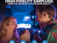 Decibullz high fidelity custom molded oordopjes - afbeelding 3 van  5