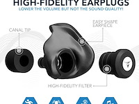 Decibullz high fidelity custom molded oordopjes - afbeelding 5 van  5