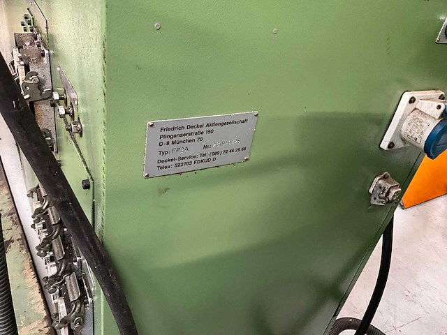 Deckel - 1989 - fp2a - cnc freesmachine - afbeelding 6 van  6