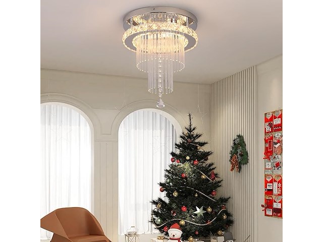 Deckrico kristallen kroonluchter 30 cm - afbeelding 6 van  6