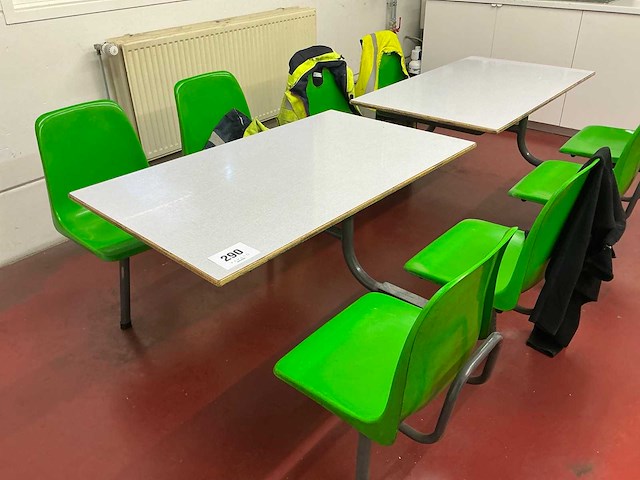 Declerq kantinetafel (2x) - afbeelding 2 van  5