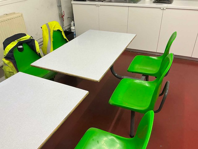 Declerq kantinetafel (2x) - afbeelding 4 van  5