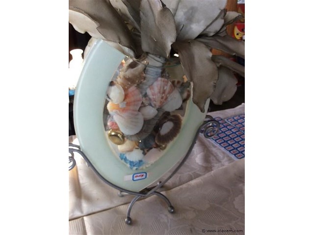 Deco bloemen/schelpen - afbeelding 1 van  2