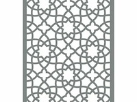 Deco element monharabiy 180x90cm grijs