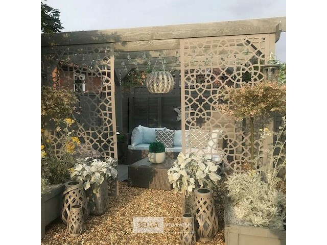 Deco element monharabiy 180x90cm grijs - afbeelding 6 van  7