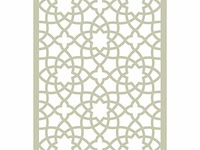 Deco element mouharabiy 180x90cm creme - afbeelding 1 van  4