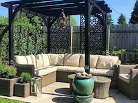 Deco element mouharabiy 180x90cm zwart - afbeelding 2 van  3