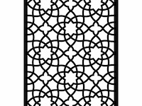 Deco element mouharabiy 180x90cm zwart