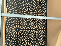 Deco element mouharabiy, afm 180x90cm zwart (2 st/doos)