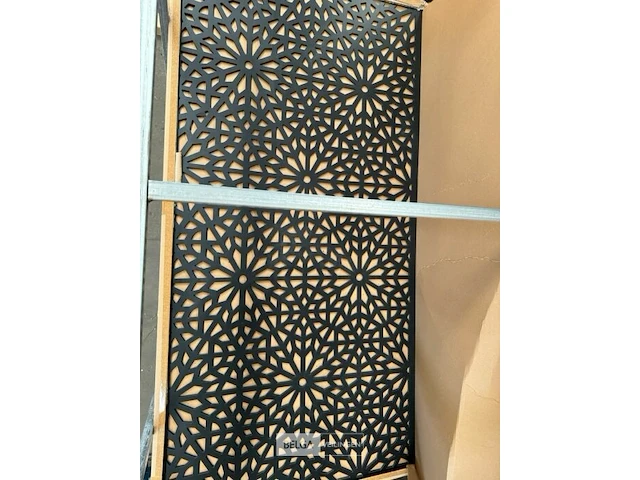 Deco element mouharabiy, afm 180x90cm zwart (2 st/doos) - afbeelding 1 van  9