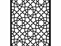 Deco element mouharabiy, afm 180x90cm zwart - afbeelding 1 van  6