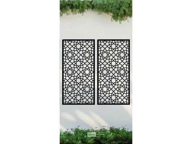 Deco element mouharabiy, afm 180x90cm zwart - afbeelding 2 van  6