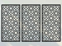 Deco element mouharabiy, afm 180x90cm zwart - afbeelding 3 van  6