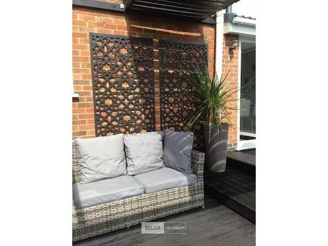 Deco element mouharabiy, afm 180x90cm zwart - afbeelding 6 van  6