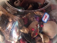 Deco glas met inhoud