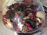 Deco glas met inhoud - afbeelding 2 van  2