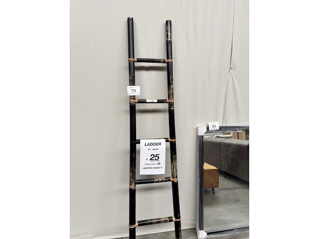 Deco ladder bamboo - afbeelding 1 van  2