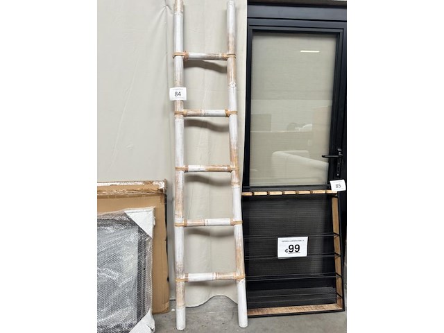Deco ladder bamboo - afbeelding 1 van  2