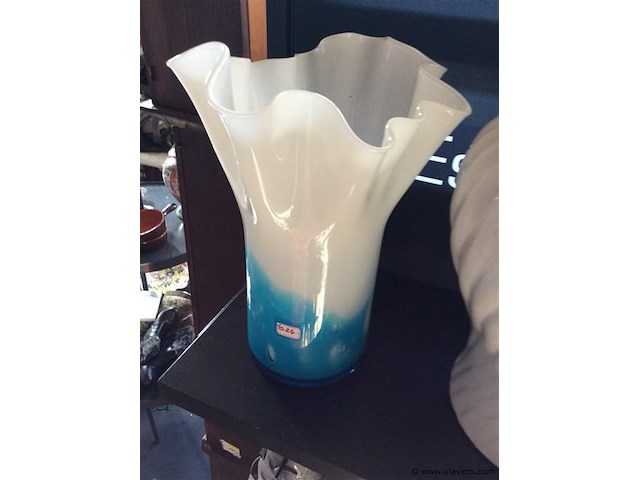 Deco vaas glas - afbeelding 1 van  2