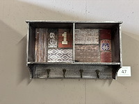 Deco wand kapstok - afbeelding 1 van  4