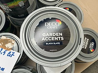 Decocraft leisteen zwart 2500 ml indoor / outdoor verf (98x) - afbeelding 3 van  5