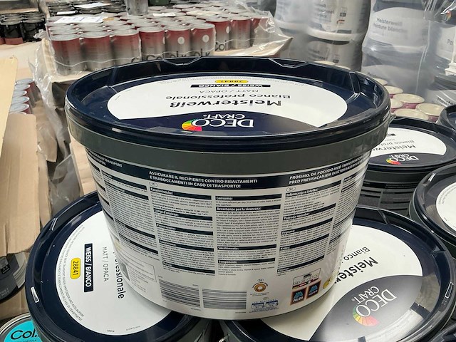 Decocraft wit matt 10000 ml interieur verf (20x) - afbeelding 2 van  5