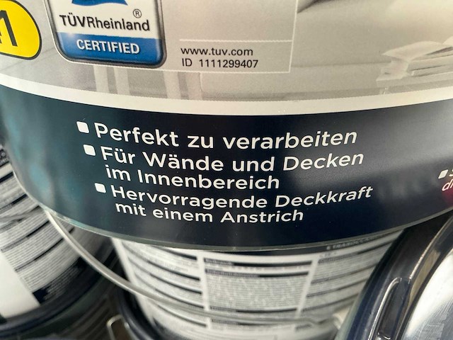 Decocraft wit matt 10000 ml interieur verf (20x) - afbeelding 4 van  5
