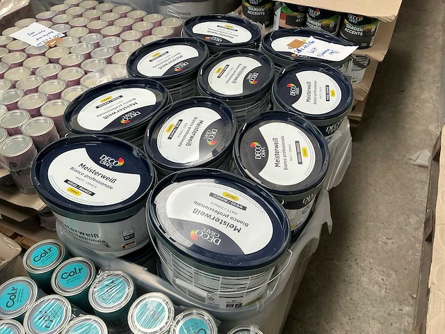 Decocraft wit matt 10000 ml interieur verf (20x) - afbeelding 5 van  5