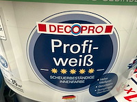 Decopro wit matt 5000 ml interieur verf (28x) - afbeelding 4 van  7