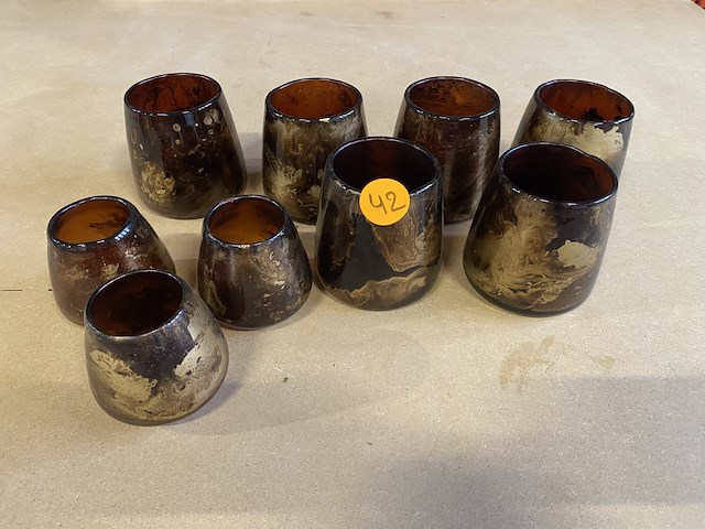 Decoratie - theelichthouders (9st) - afbeelding 2 van  4