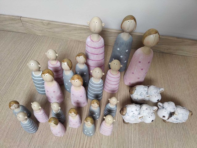 Decoratie beeldjes (24x) - afbeelding 6 van  7