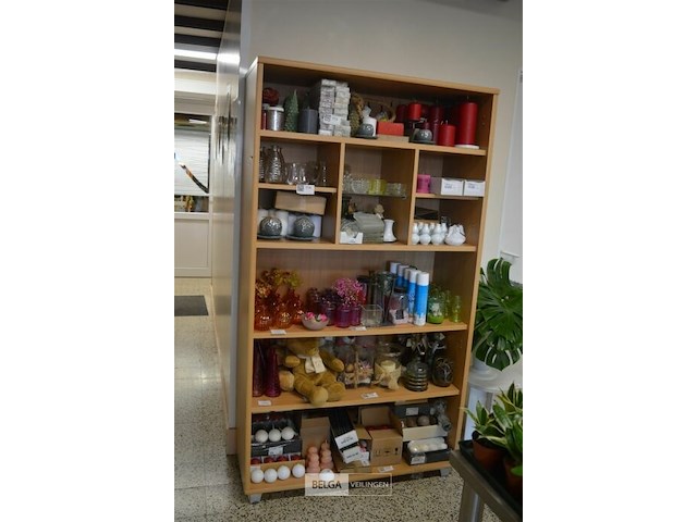 Decoratie houten kast zonder inhoud 102x182x41 - afbeelding 1 van  5