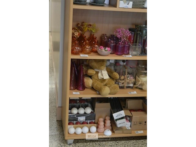 Decoratie houten kast zonder inhoud 102x182x41 - afbeelding 2 van  5