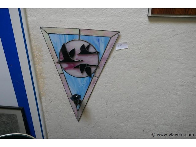 Decoratie in loodglas - afbeelding 1 van  1