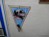 Decoratie in loodglas - afbeelding 1 van  1