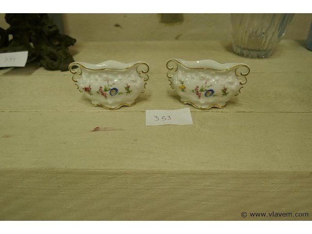 Decoratie in porselein - afbeelding 2 van  2
