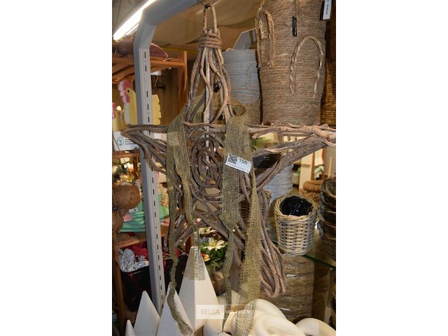 Decoratie kerstster ±75 cm - afbeelding 1 van  4